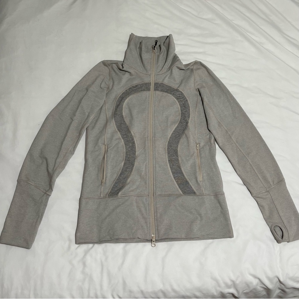 Lululemon Gray Zip-Up Jacket